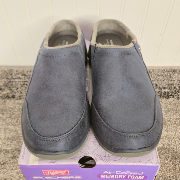 Women's Sketchers Easy Going Navy. Slip-on Mule. W9 NWT - Picture 4 of 12